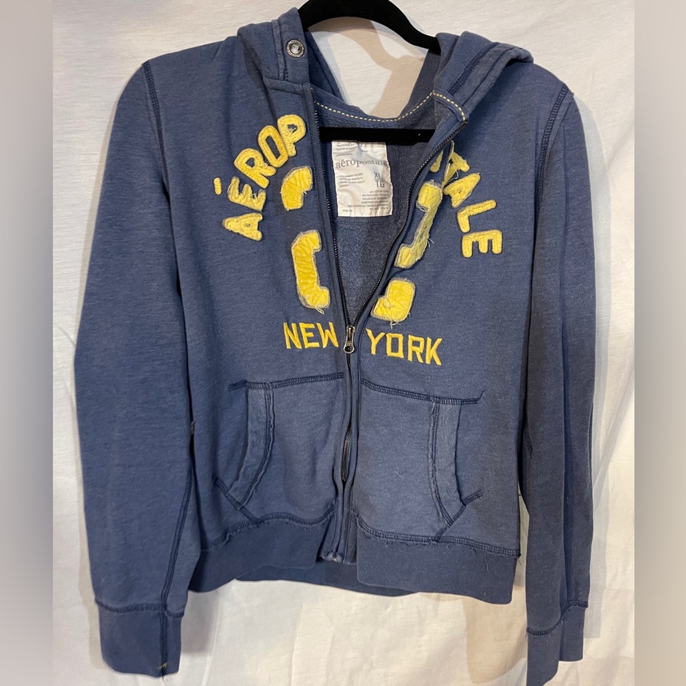 Aeropostale zipper hooded jacket